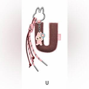 Pop Mart Pin For Love Letter Pendant- U